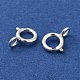 925 Sterling Silver Spring Ring Clasps(STER-A007-24C)-2