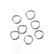 304 Stainless Steel Jump Rings, Open Jump Rings, Stainless Steel Color, 3.5x0.6mm, Inner Diameter: 2.3mm, 22 Gauge(A-STAS-D448-095P-3.5mm)