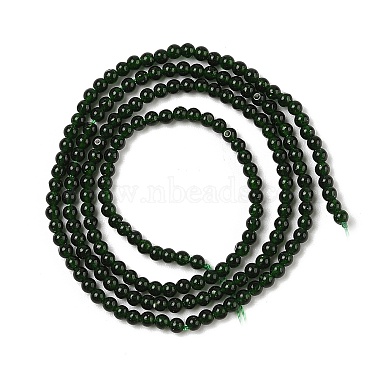 Synthetic Green Goldstone Beads Strands(G-G189-B03-04)-3