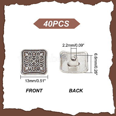 40Pcs Zinc Alloy Shank Buttons(BUTT-UN0001-06)-3