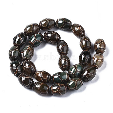 Tibetan Style dZi Beads(G-Q998-012A)-2