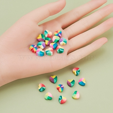 98~105Pcs 7 Colors Handmade Polymer Clay Beads(CLAY-YW0001-49)-6