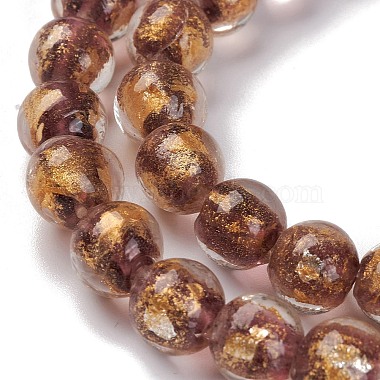 main sable d'or au chalumeau perles brins(LAMP-C010-01D)-3