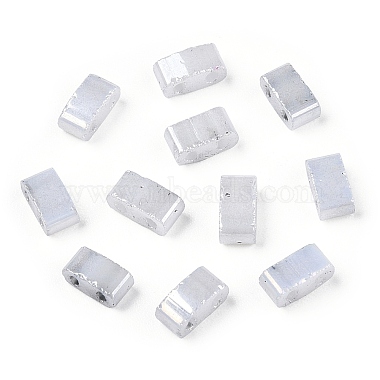2-Hole Opaque Glass Seed Beads(SEED-S023-06M)-1
