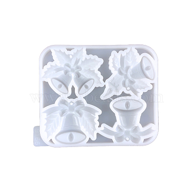 Campana de Navidad diy moldes colgantes de silicona de calidad alimentaria(SIMO-PW0017-16)-2