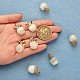 10 pièces pomme gemme pendentif à breloque cristal quartz guérison pendentifs en pierre naturelle opale boucle pour bijoux collier boucle d'oreille fabrication artisanat(JX526H)-1