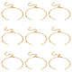 10Pcs Half Finished 304 Stainless Steel Mariner Link Chains Bracelets(AJEW-NB0003-66)-1