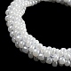 bracelet extensible tressé en perles de verre au crochet(BJEW-K232-01E)-3
