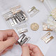 6 Pairs 3 Colors Alloy Interlocking Clasps(FIND-CA0009-21)-3