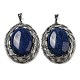 lapis lazuli naturelles grands pendentifs(G-C104-01C-AS)-1