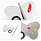 Stainless Steel Color Palette and Double Head Spoon Palette Spatulas Stick Rod(MRMJ-WH0062-42P)-5