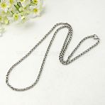 Tarnish Resistant Valentines Day Gift Ideas for Husband Men's Rolo Chain Necklaces 304 Stainless Steel Necklaces, with Lobster Clasps, 18 inch(45.7cm)(X-NJEW-C074-05)