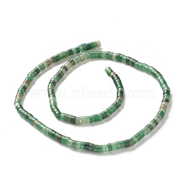 Chapelets de perles en aventurine vert naturel(G-F735-05)-2
