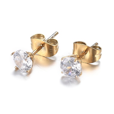 304 Stainless Steel Rhinestone Jewelry Sets(SJEW-H301-04G)-5