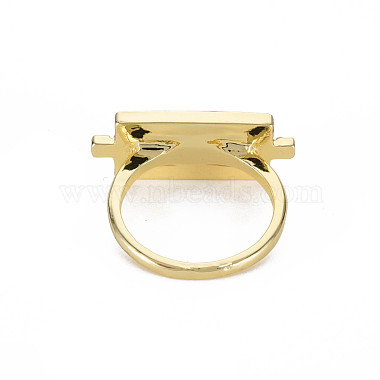 Rectangle with Letter S Rack Plating Alloy Wide Band Rings(RJEW-Q163-008A-RS)-2