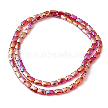 Transparent Electroplate Glass Beads Strands(X-EGLA-I017-03-AB01)-2