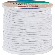 Core Spun Elastic Cord, White, 2.5mm, 35m/roll(EC-BC0001-2.5mm-16B)