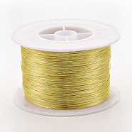 Round Copper Jewelry Wire,Long-Lasting Plated,Golden,26 Gauge,0.4mm, about 1476.37 Feet(450m)/500g(CWIR-S003-0.4mm-02G)