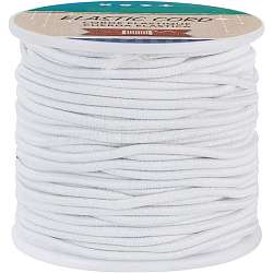 Core Spun Elastic Cord, White, 2.5mm, 35m/roll(EC-BC0001-2.5mm-16B)