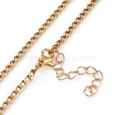 304 Stainless Steel Curb Chains Necklaces(NJEW-JN03280-01)-3