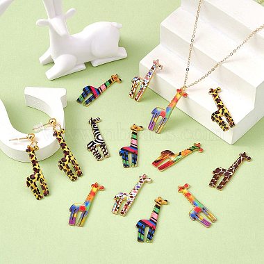 35Pcs 7 Colors Printed Alloy Pendants(PALLOY-SZ0001-33)-4