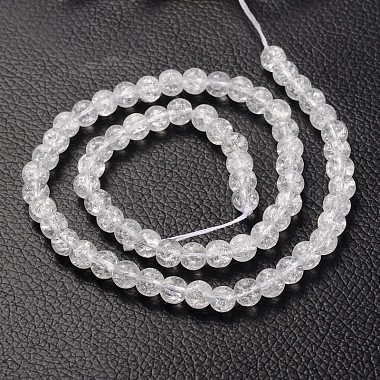 Chapelets de perles en quartz craquelé synthétique(GBA092-6MM)-2