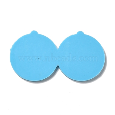 DIY Flat Round with Wave Pendant Silicone Molds(DIY-I099-24)-3