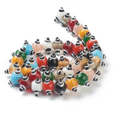 Handmade Bumpy Lampwork Beads(LAMP-G142-07B)-2