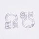 Plastic Clip-on Earring Findings(KY-P007-H01)-4