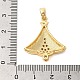 Christmas Theme Rack Plating Brass Cubic Zirconia Pendants(KK-K385-119G-02)-3