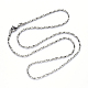 304 Stainless Steel Coreana Chain Necklace(NJEW-S420-006A-P)-3