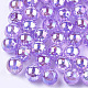 Transparent Plastic Beads(OACR-S026-6mm-05)-1
