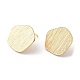 Brass Stud Earring Findings(KK-E057-02G)-1