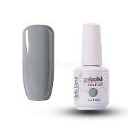 15ml Special Nail Gel, for Nail Art Stamping Print, Varnish Manicure Starter Kit, Silver, Bottle: 34x80mm(MRMJ-P006-D082)