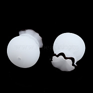 Opaque Resin Beads, Purse, White, 20~21x19~19.5mm, Hole: 2mm(RESI-N021-26)