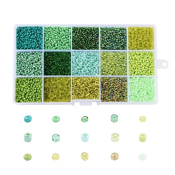 Glass Seed Beads, Silver Lined & Transparent & Trans. Colours Lustered & Trans. Colors Rainbow & Frosted Colors & Opaque Colours Seed & Baking Paint & Ceylon, Round, Mixed Color, 12/0, 2mm, Hole: 1mm, 180g/box