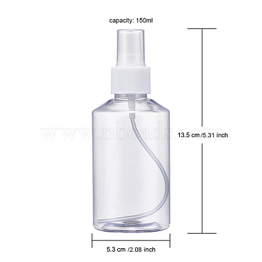 150ml Refillable PET Plastic Spray Bottles(TOOL-Q024-02D-01)-2
