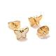 Enamel Butterfly Stud Earrings with 316L Surgical Stainless Steel Pins(EJEW-P204-04G-04)-2