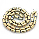Electroplate Non-magnetic Synthetic Hematite Beads Strands(G-N0322-10H)-2