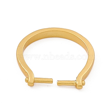 Rack Plating Brass Open Cuff Ring Settings(KK-G455-15MG)-2