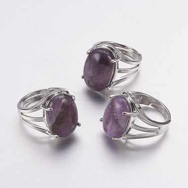 Natural Amethyst Wide Band Finger Rings(X-RJEW-K224-A20)-3