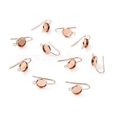 Real Rose Gold Plated 304 Stainless Steel Earring Hooks