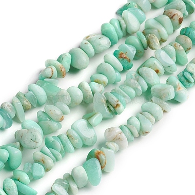 Natural Australia Jade Chips Beads Strands(G-D0002-A11)-1