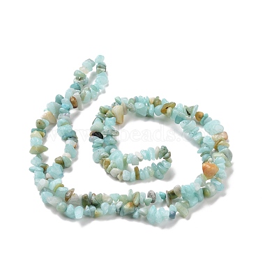 Natural Amazonite Chips Beads Strands(G-M205-12A)-3