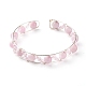 Natural & Synthetic Mixed Gemstone Beads Reiki Healing Cuff Bangles Set for Girl Women(X1-BJEW-TA00023)-8