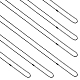 6pcs 304 ensemble de colliers à chaîne à billes en acier inoxydable(MAK-NB0001-16)-1