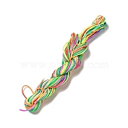 Taiwan Thread Jade Thread Nylon Thread, DIY Material for Jewelry Making Woven Bracelet, Colorful, 1mm(NWIR-C002-01)