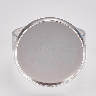 304 Stainless Steel Pad Ring Settings(STAS-G173-19P-16mm)-3