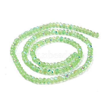 Transparent Electroplate Glass Beads Strands(EGLA-F156-AB05)-2