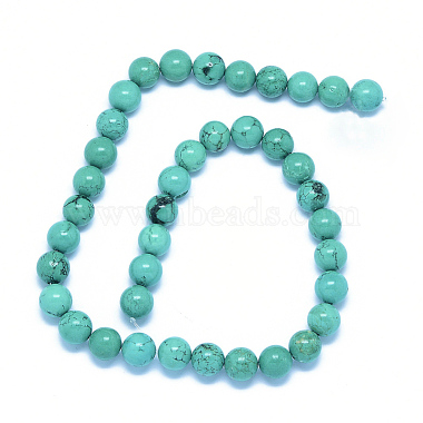 Natural Howlite Beads Strands(TURQ-P027-32-12mm)-2